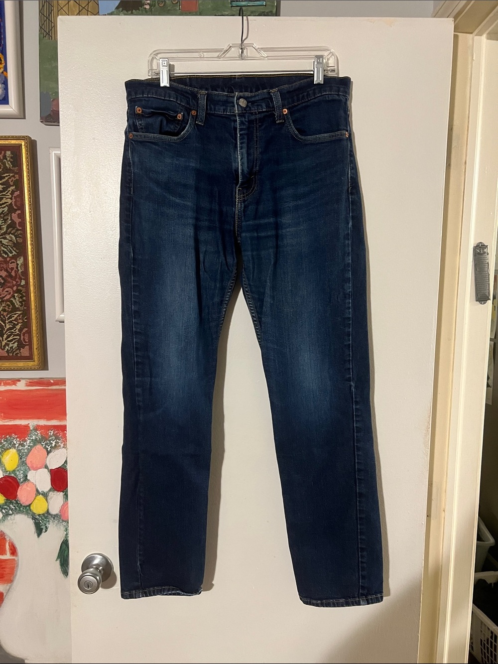 Levi’s 511 slim fit men’s denim blue jeans